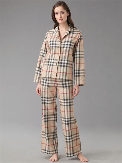 burberry pajamas women's|burberry pajama set.